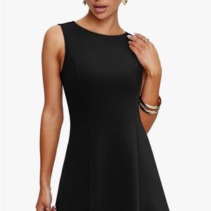 Elegant Black Sleeveless Dress